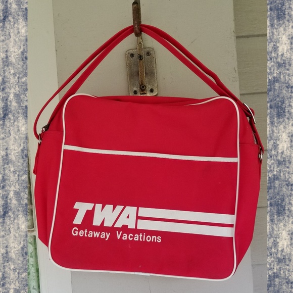 no brand Other - Vintage TWA kitsch Flight Bag Hipster chic